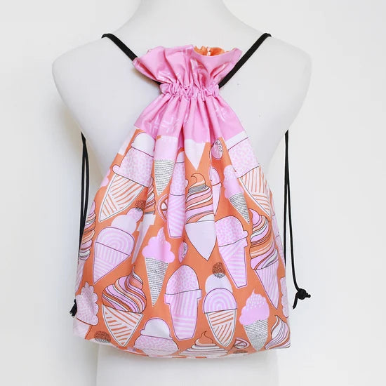 Lined Drawstring Bag Expansion Pattern - Jeni Baker