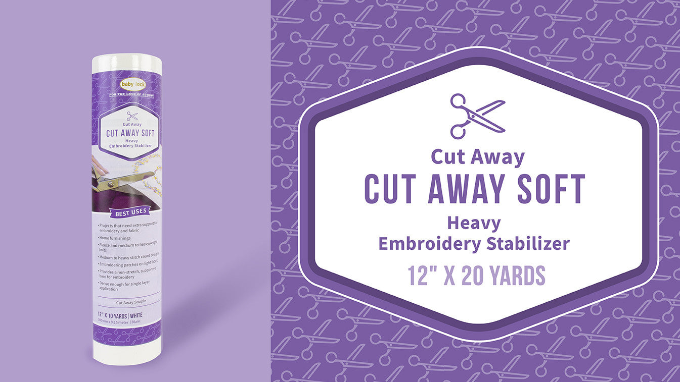 Baby lock Cut Away Soft Stabilizer - 2.5 oz Heavy