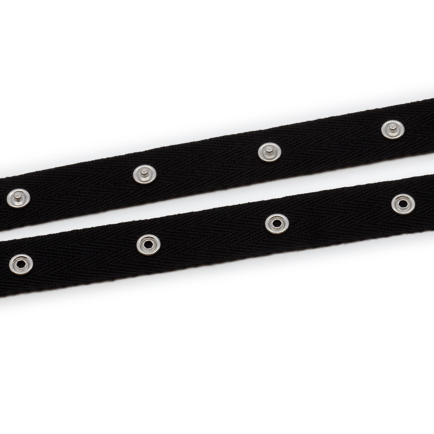 Dritz Snap Tape 17.5" (44.4cm) 12 Snaps - Black