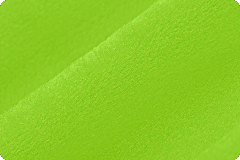 Extra Wide Solid Cuddle 3 Dark Lime - Shannon Fabrics