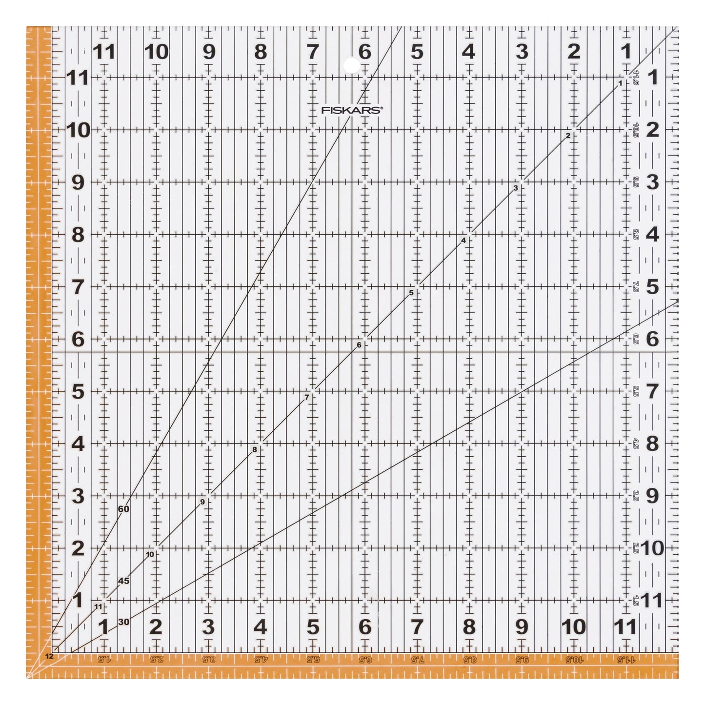 Fiskars Square Ruler Set, 12.5 x 12.5 in., 6.5 x 6.5 in.