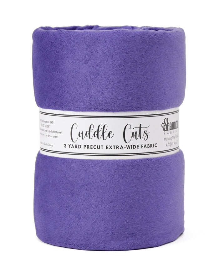 3 Yard Cuddle® 110" Wide Cut Amethyst - Shannon Fabrics