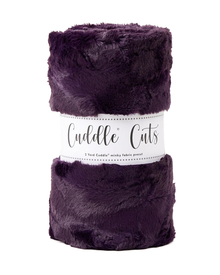 2 Yard Luxe Cuddle® Cut Hide Berry - Shannon Fabrics