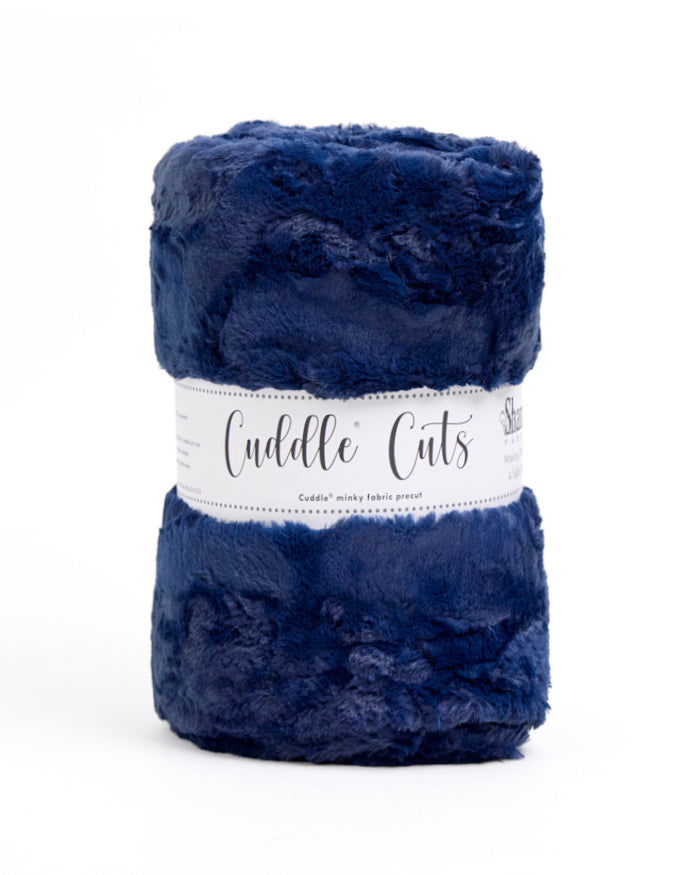 2.5 Yard Luxe Cuddle® Cut Mirage 80 Navy - Shannon Fabrics