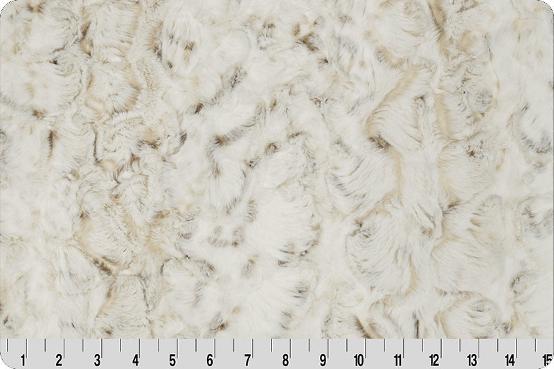 2 Yard Luxe Cuddle® Cut Snowy Owl Natural - Shannon Fabrics