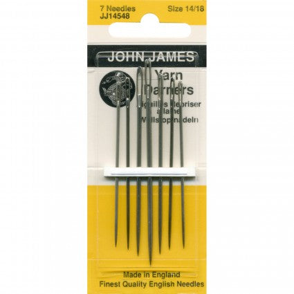 John James Yarn Darners Needles sz 14/18
