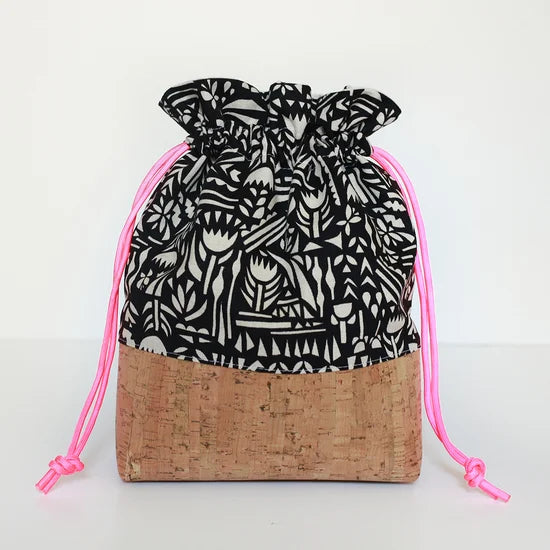 Lined Drawstring Bag Expansion Pattern - Jeni Baker
