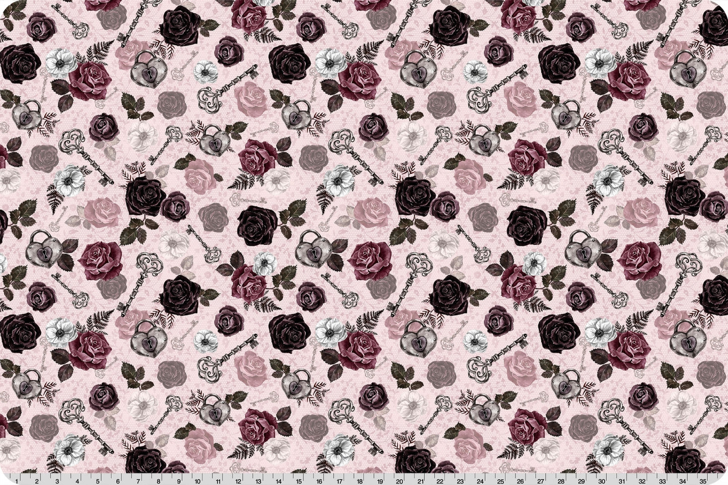 Secret Crush Digital Cuddle® Black Cherry - Shannon Fabrics