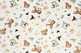 Shannon Fabrics Barn Buddies Digital Cuddle® Snow