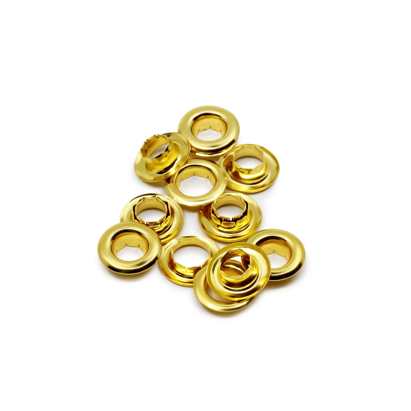 Dritz 1/4" Large Eyelet Kit, 12 Set, Brass