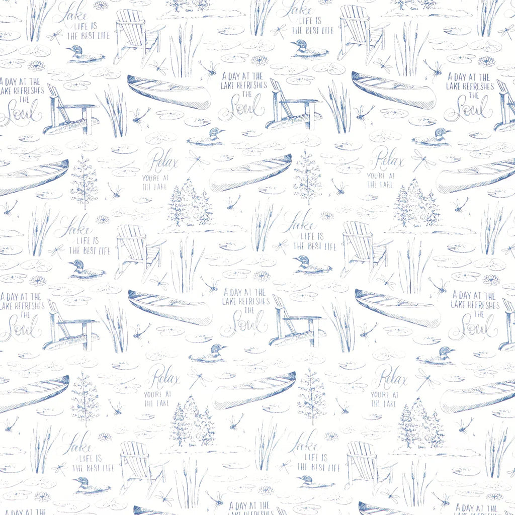 Toile Cream Yardage - Wilmington Prints