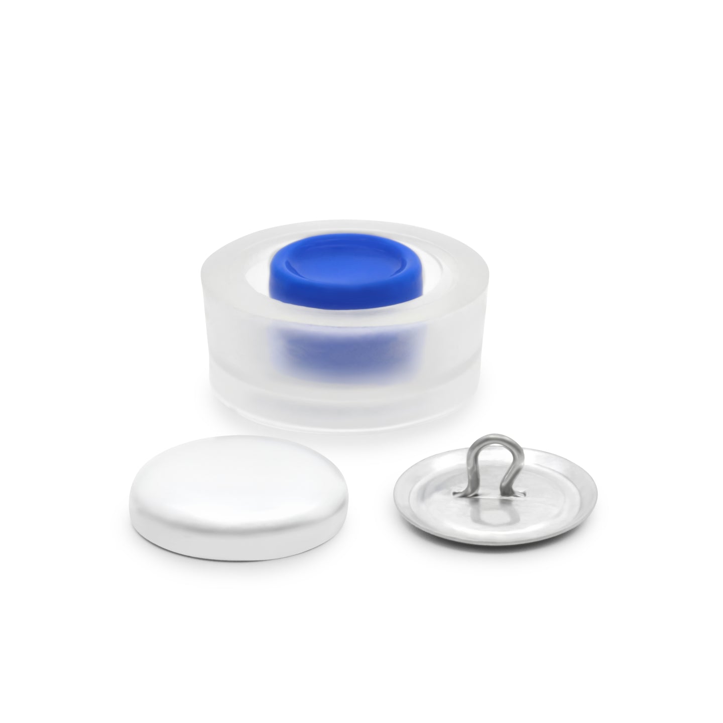 Dritz 3/4" Cover Button Kit, Nickel, 5 Set