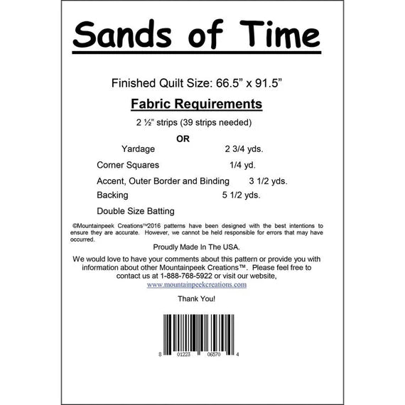 Sands Of Time - Mountainpeek Creations