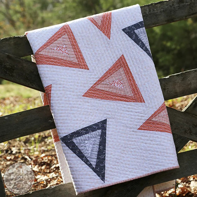 Triangle Toss Quilt Pattern