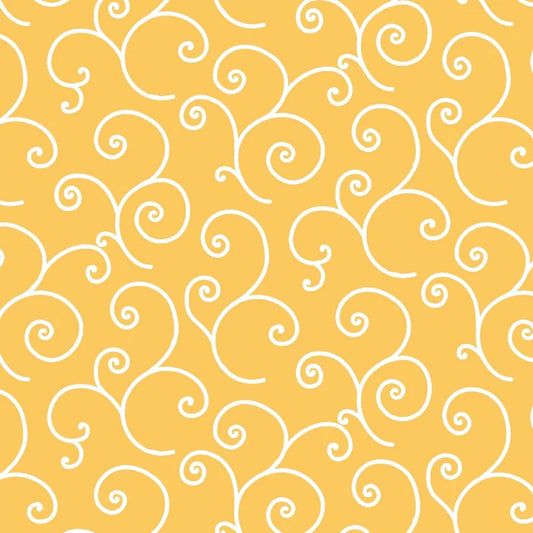 Yellow Scroll - Kimberbell Basics / Maywood Studio