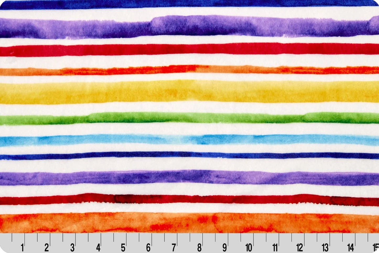 Stripe Digital Cuddle® Rainbow - Shannon Fabrics