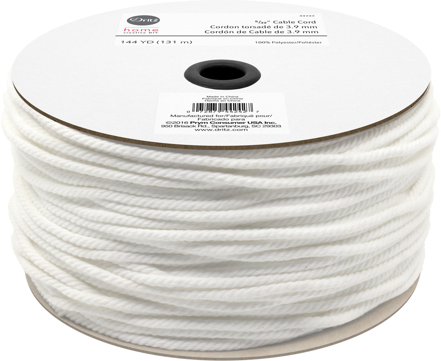 Dritz 5/32" Calbe Cord White