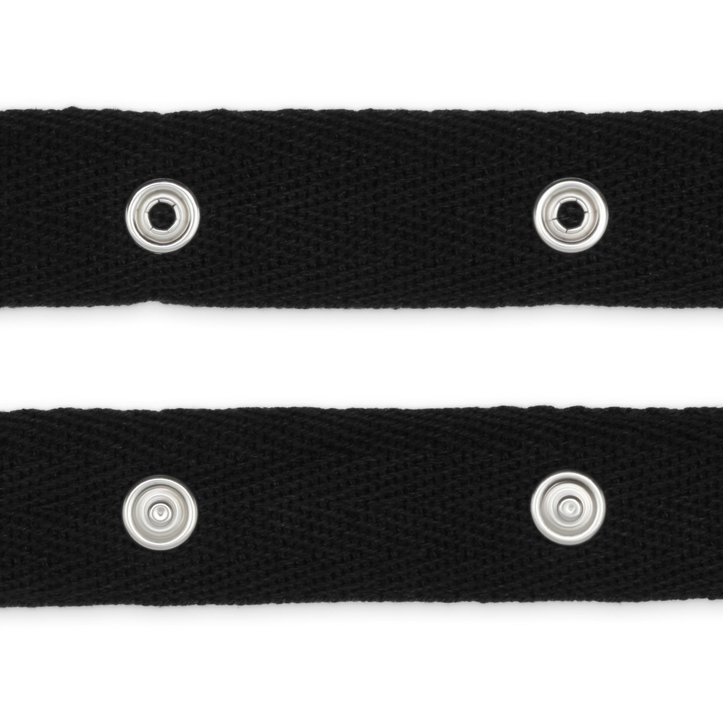 Dritz Snap Tape 17.5" (44.4cm) 12 Snaps - Black
