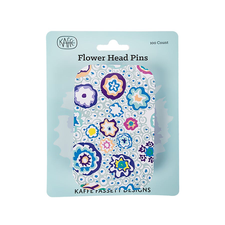 Flower Head Pins By Kaffe Fassett Designs