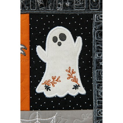 Pumpkins & Potions Ladder Quilt Machine Embroidery CD