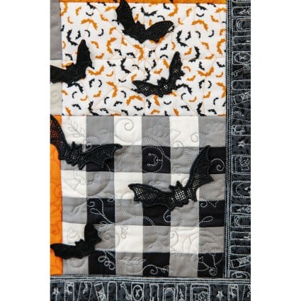 Pumpkins & Potions Ladder Quilt Machine Embroidery CD