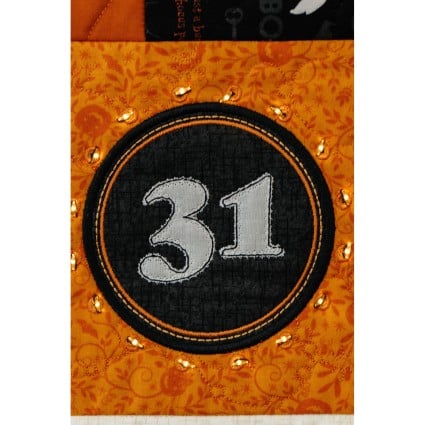 Pumpkins & Potions Ladder Quilt Machine Embroidery CD