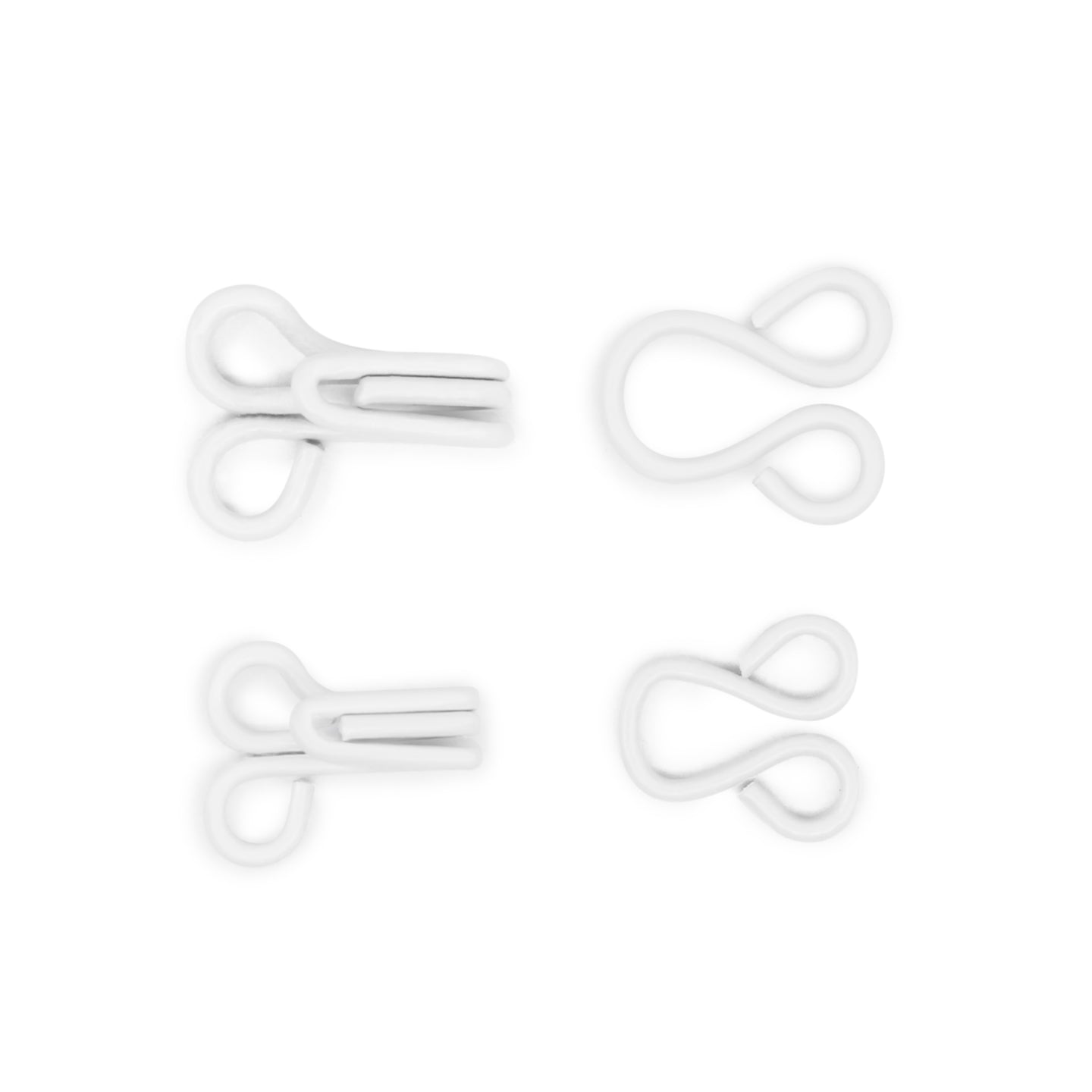 Dritz Hook and eyes, Size 1 & 2, 20Pc., White