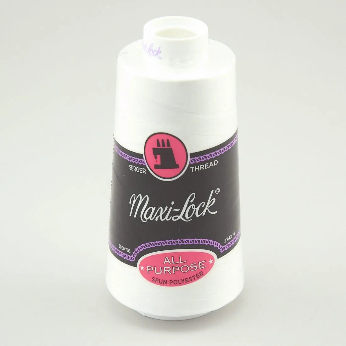 Maxi Lock White Thread 3000Yd Cone