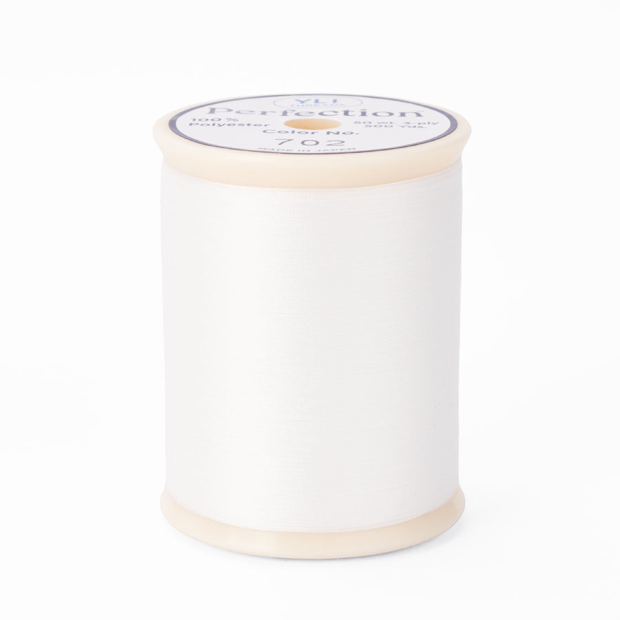 YLI Perfection Spool Thread, 50 w., 3-ply, 500yds # 702 - Natural White