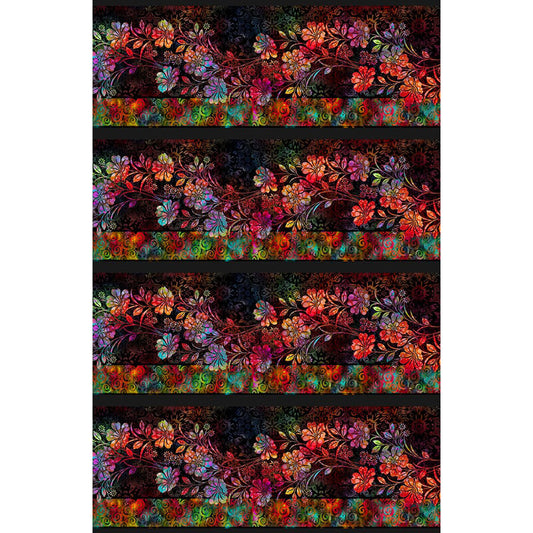 Impressions Multi Boarder - In The Beginning Fabrics