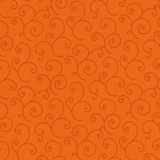 Orange Tonal Scroll - Kimberbell Basics / Maywood Studio