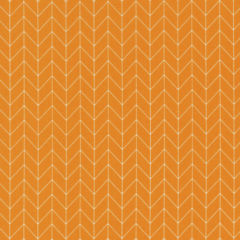Orange Chevron - Kimberbell Basics / Maywood Studio