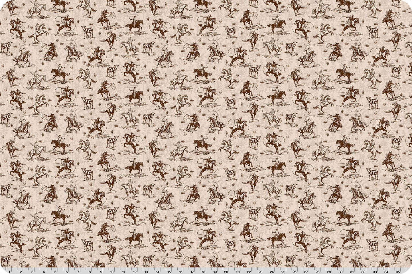 Echoes of the Range Prairie Quilting Cuddle® Chocolate - Shannon Fabrics