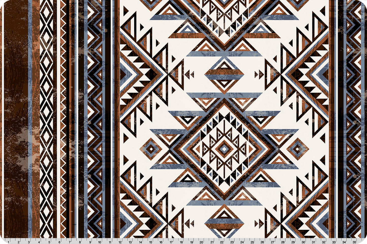 Echoes of the Range Santa Fe Quilting Cuddle® Chocolate - Shannon Fabrics