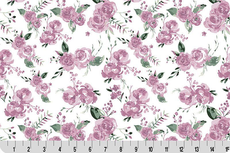 Garden Bouquet Quilting Cuddle® Snow - Shannnon Fabrics