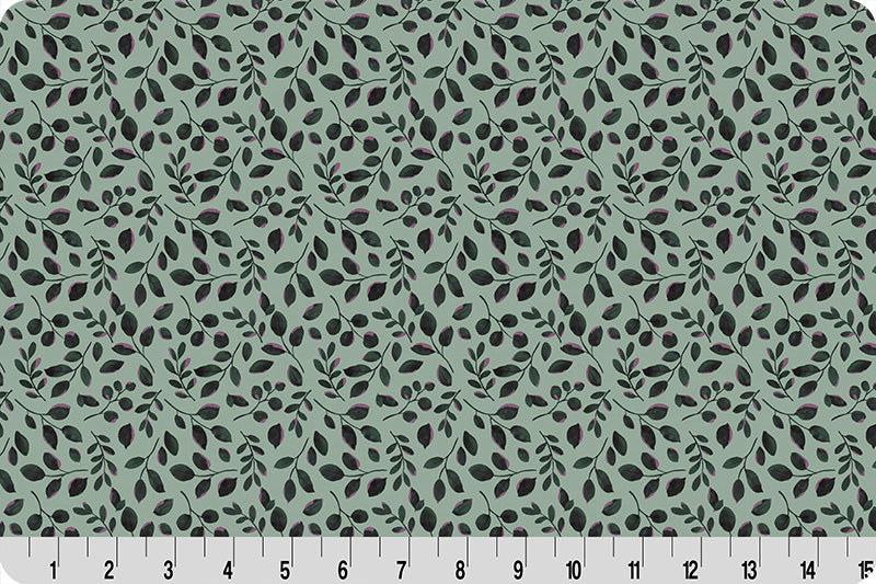 Garden Leaves Quilting Cuddle® Green - Shannon Fabrics
