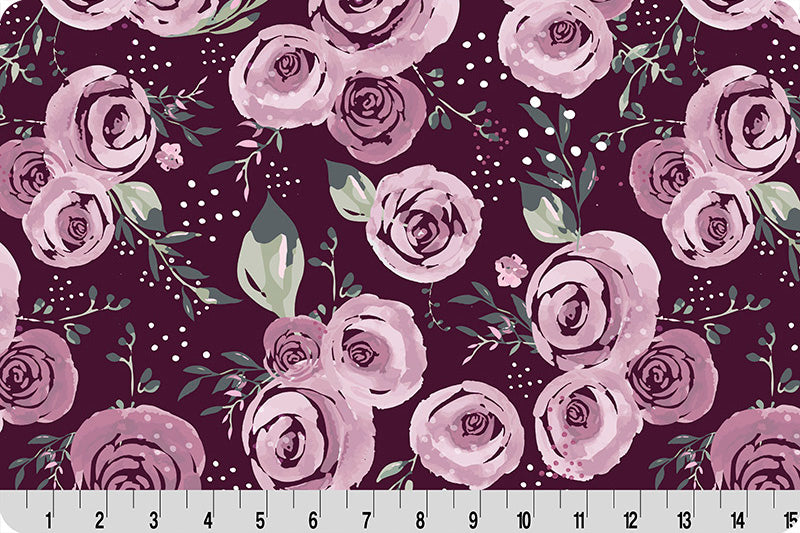 Garden Roses Quilting Cuddle® Woodrose - Shannnon Fabrics