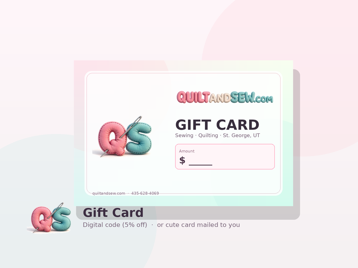 Quiltandsew Gift Card hero