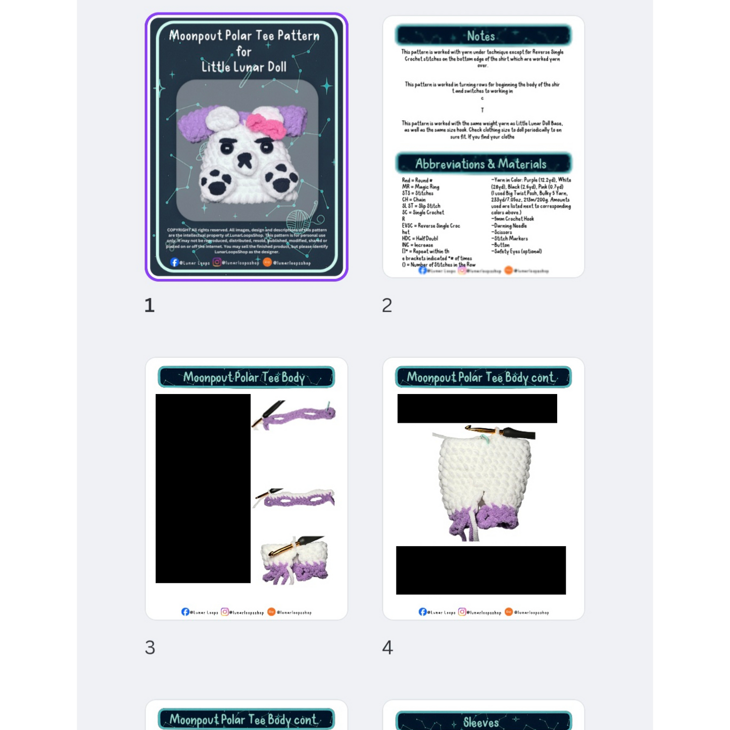 Little Lunar Wardrobe — Moonpout Polar Tee