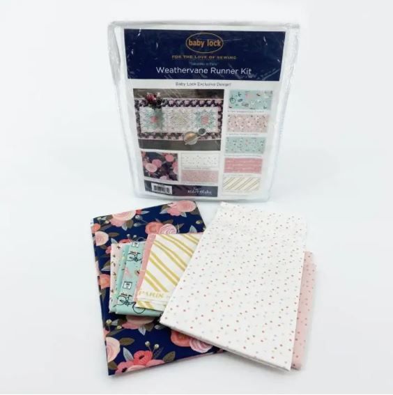 "Saturday in Paris" Weathervane Table Runner - By Riley Blake Designs for babylock (EXCLUSIVE)
