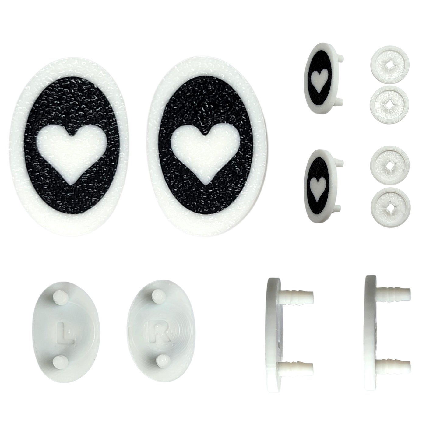 Heart Pupil Cartoon Safety Eyes - 3 Pack