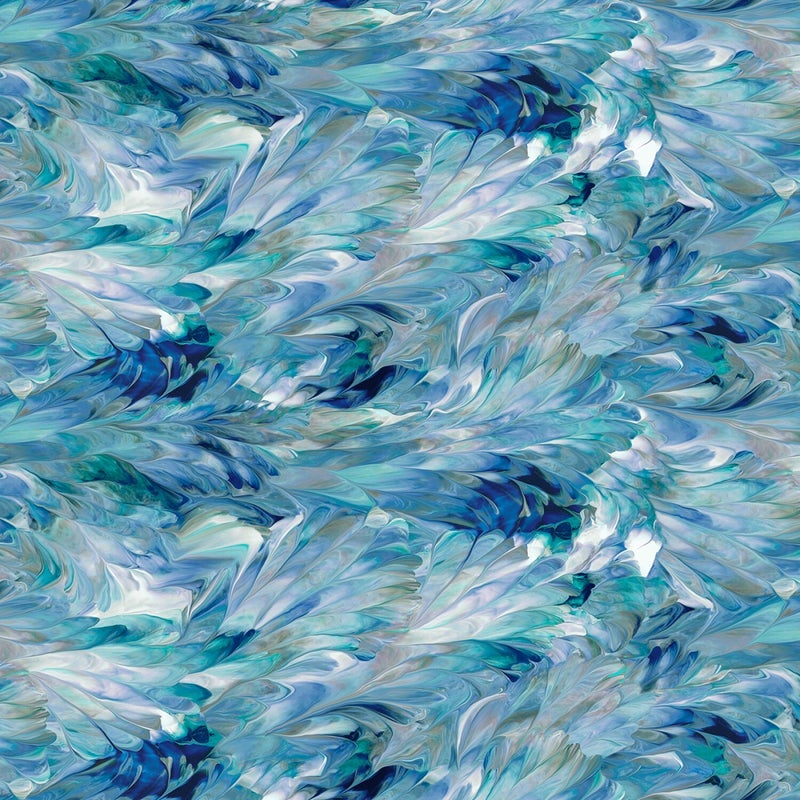 Fluidity 108" Wide Blue - P&B Textiles