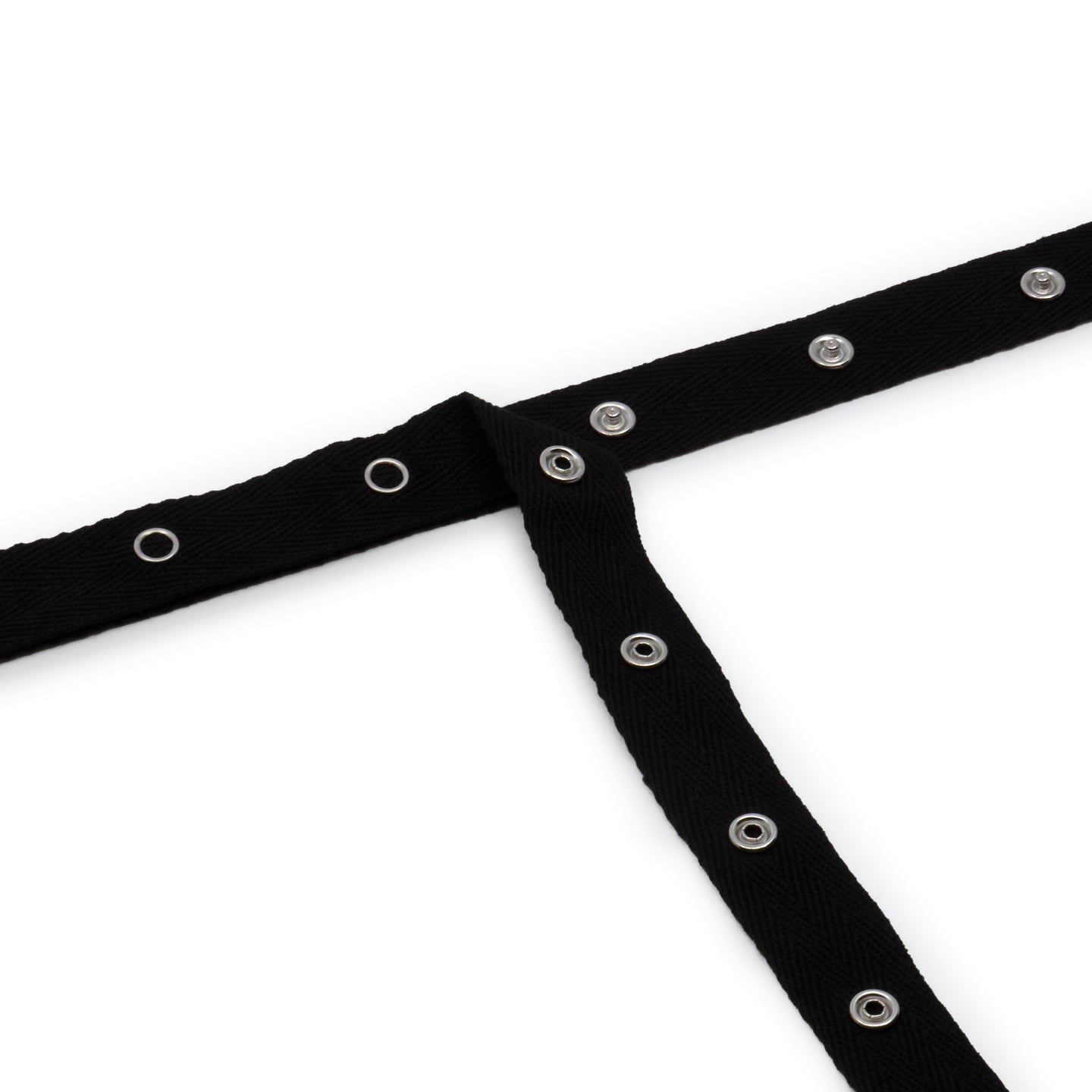 Dritz Snap Tape 17.5" (44.4cm) 12 Snaps - Black