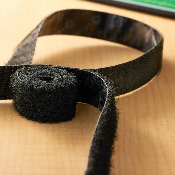 Sticky Back 18in x 3/4in Black - Velcro Brand