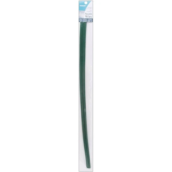 panacea decorative accents Stem Wire 16 Gauge 18" 12-Pkg-Green
