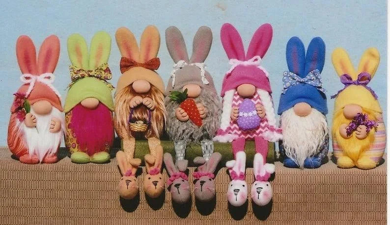 Bunny Gnomes - By: Happy Heart Patterns