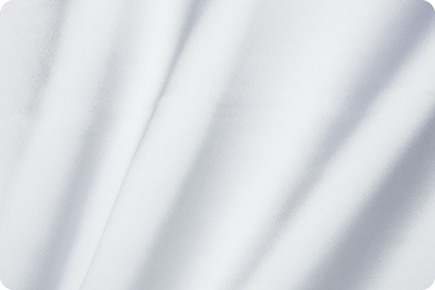 Silky Satin Solid White 355 - Shannon Fabrics