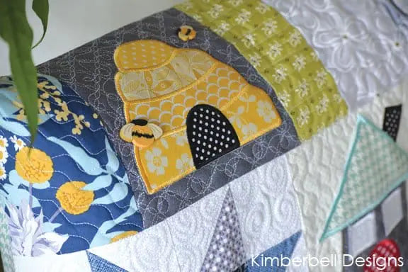 Kimberbell Home Sweet Home Bench Pillow, Machine Embroidery