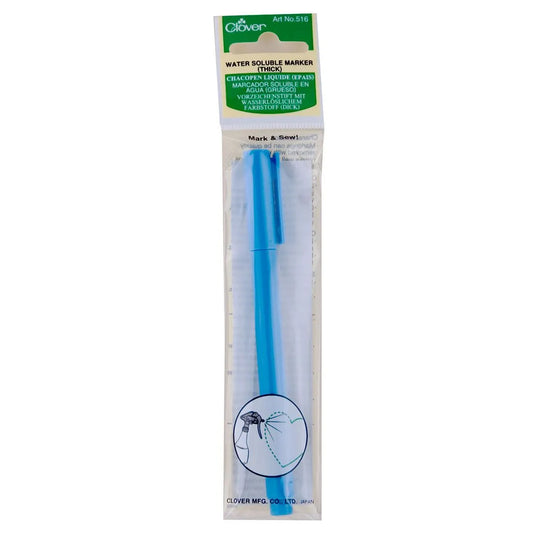 Water Soluble Marker Thick Point Thick Point Blue - Clover