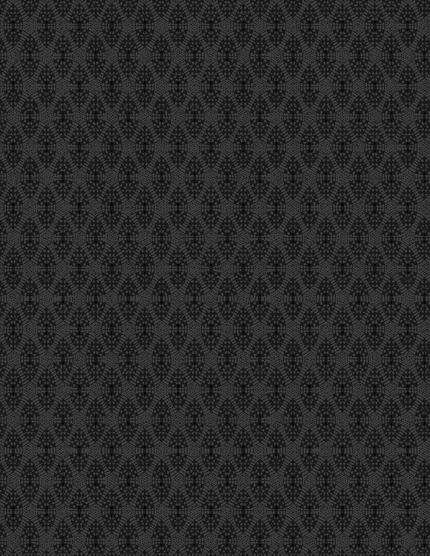 Circle Weave Black Lockwood Manor by Wilimington Prints - Sold By The 1/4